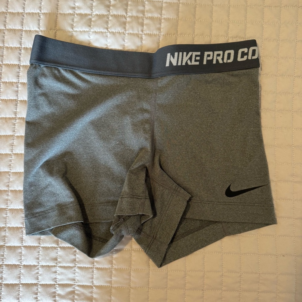 Nike Pro Gray Athletic Shorts